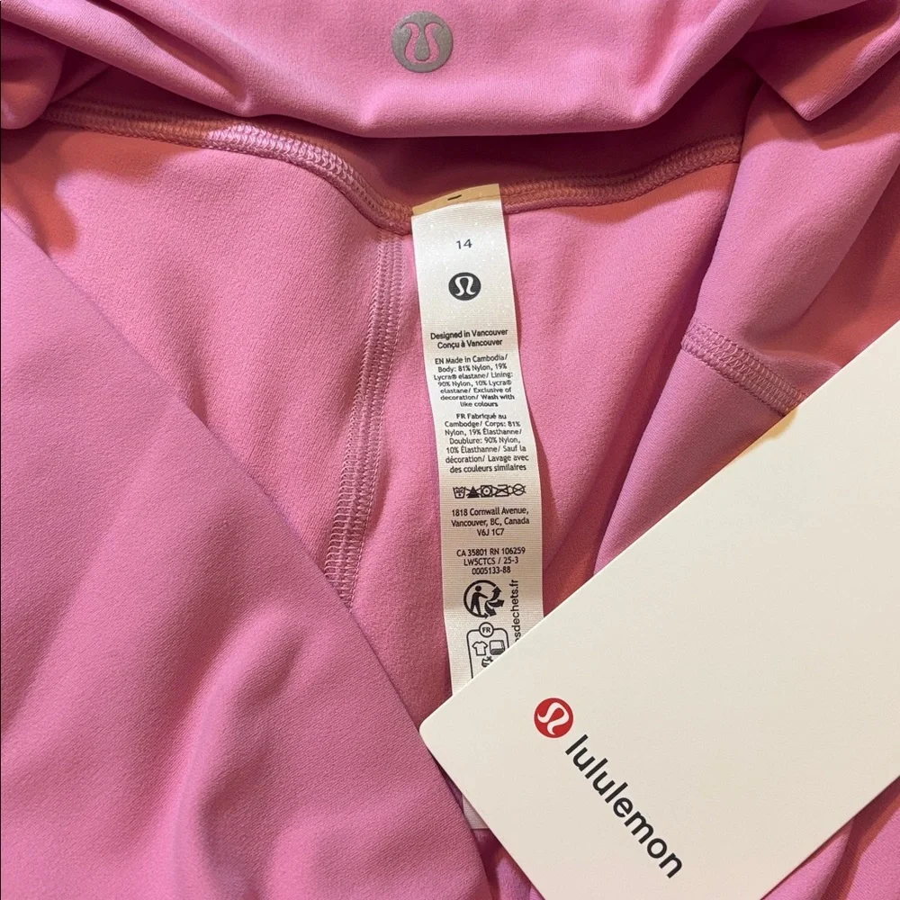 Lululemon Athletica Align HR Pants 25”, Pink Frosting, Size 14 - Picture 6 of 10